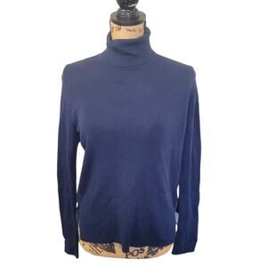 Medium Whistles Navy Blue Turtleneck Sweater